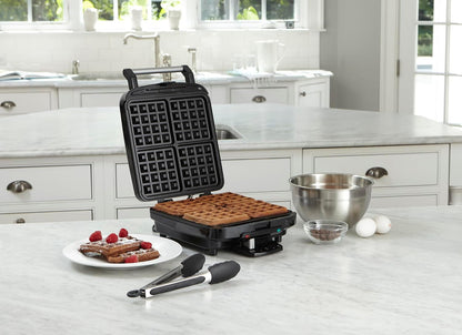 4 Slice Belgian Waffle Maker - Square