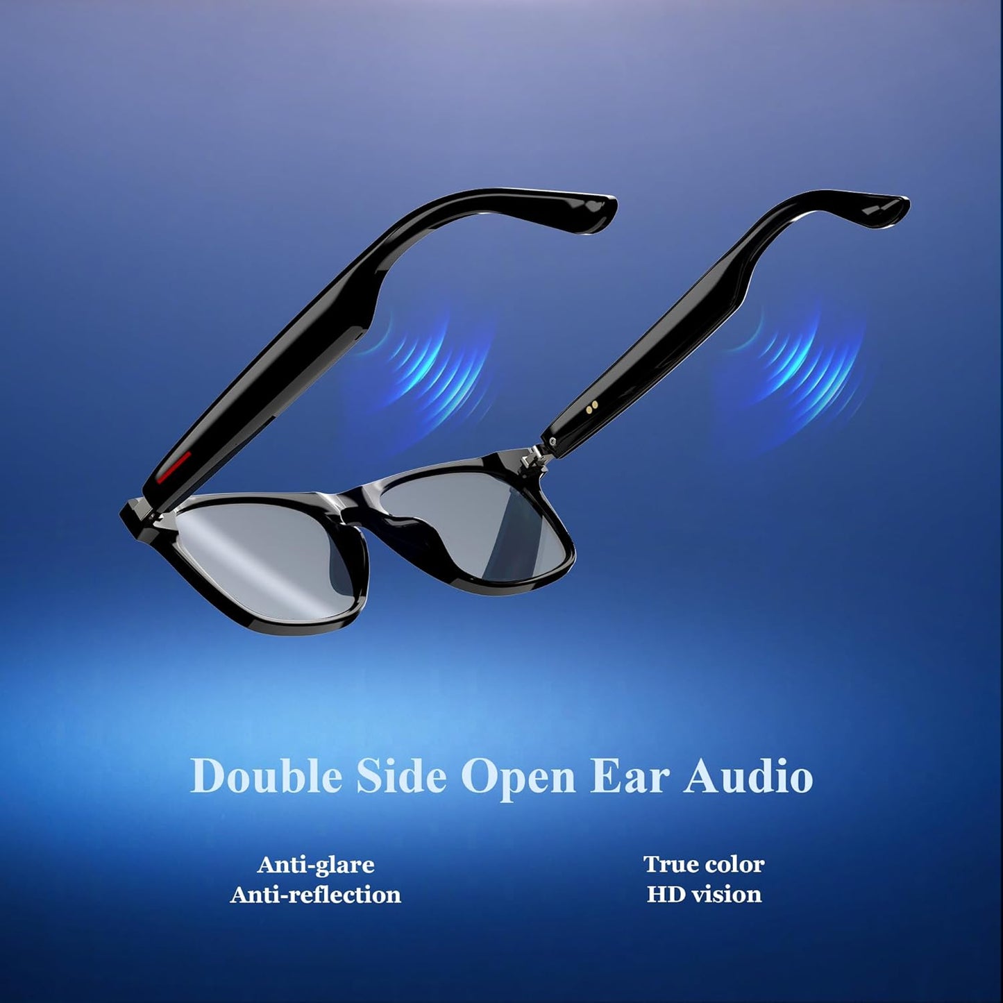 5.3 Bluetooth Sunglasses with Open Ear Speaker
