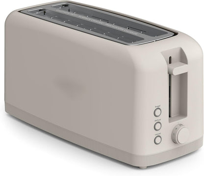 4 Slice Slim Toaster,  Kitchenware, 6 Setting Shade Control with Reheat & Cancel Buttons