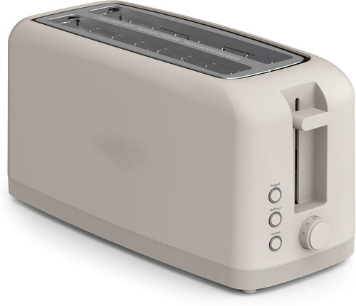 4 Slice Slim Toaster,  Kitchenware, 6 Setting Shade Control with Reheat & Cancel Buttons
