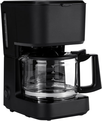 Cup Drip Coffee Maker, Coffee Machine with Glass Coffee Pot (0.8 Qt), Auto Shut-off