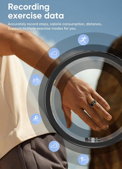 Smart Ring for Men Blood Pressure Monitor
