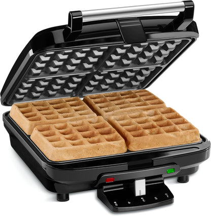 4 Slice Belgian Waffle Maker - Square
